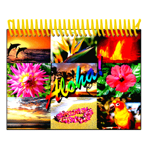 Lenticular Photo Album with animated images of Hawaii