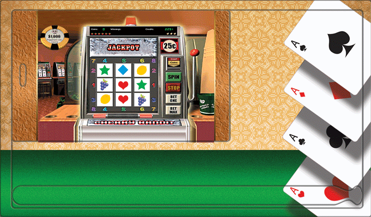 Lenticular Luggage Tag Mailer with Animated 3D Jackpot Slot Machine in Casino Las Vegas