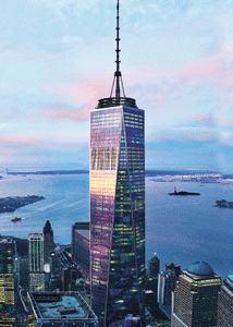Lenticular Postcard of NY World Trade Center