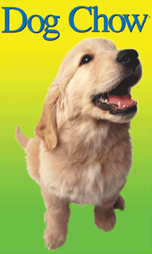 Lenticular Sticker Dog Chow 3D Flip