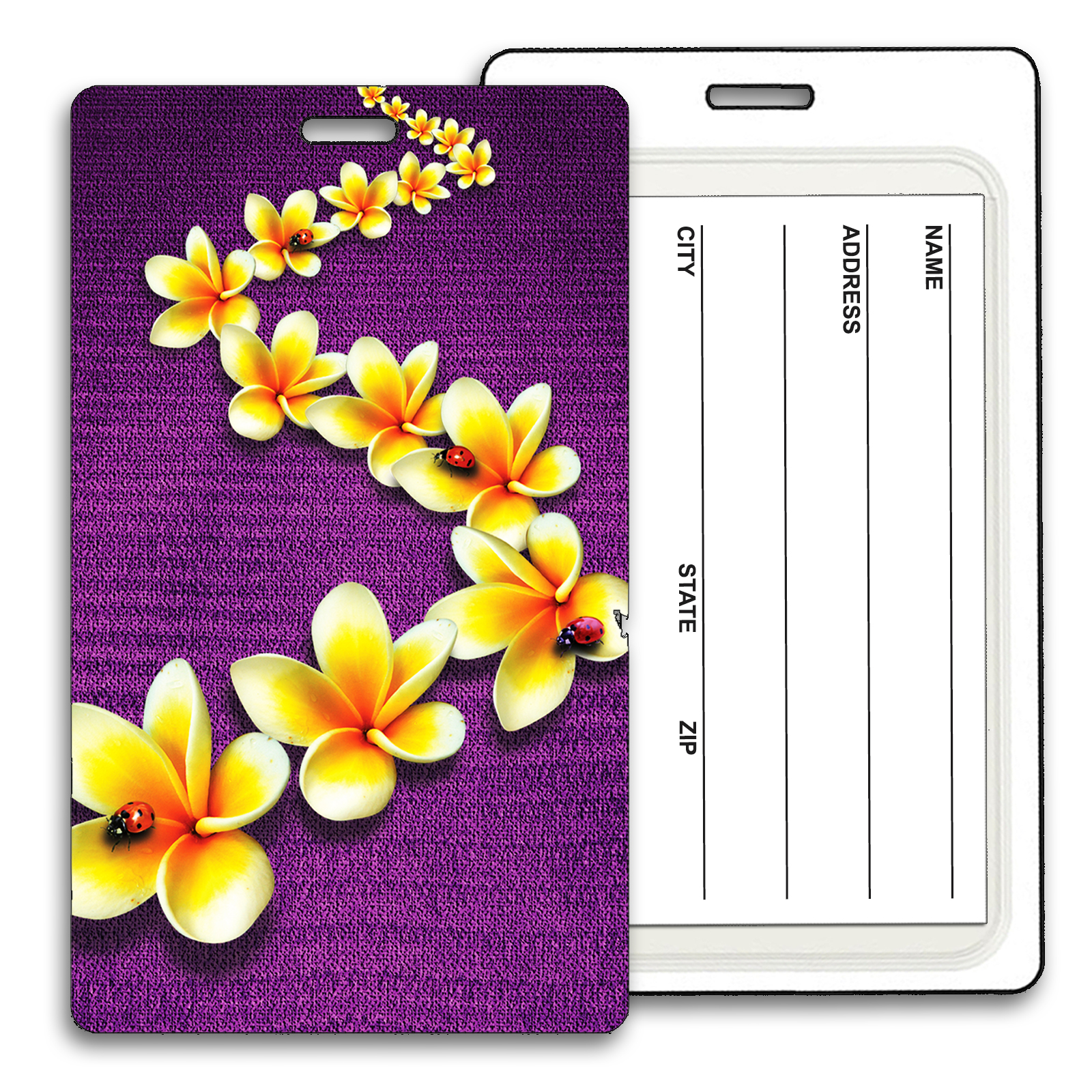 3D Lenticular Image luggage tag