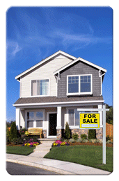 Lenticular Image calendar card with real estate realtor hands sold keys to buyer of house, flip